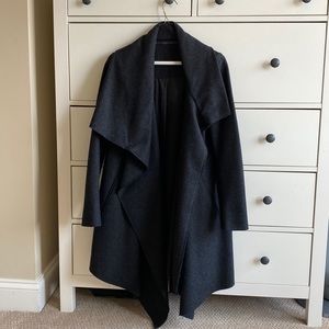 AllSaints Asymmetric Drape Coat